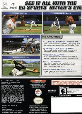 MVP Baseball 2005 box cover back